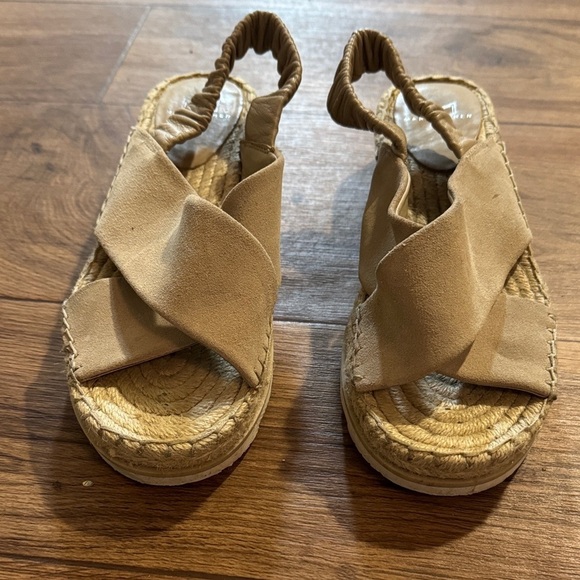 Marc Fisher Other - Marc Fisher Kids Beige Crisscross Sandals